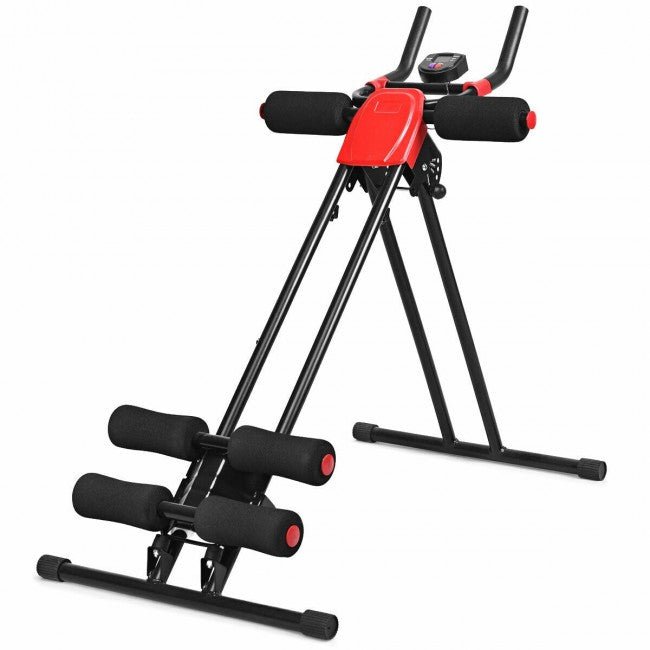 Multi-Functional Abdominal Workout Machine W/ LCD Monitor For Home Gym - Avionnti