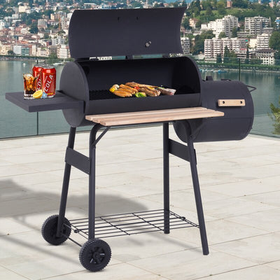 Outlaw-Griller 48" Offset Smoker BBQ Charcoal Grill - Avionnti