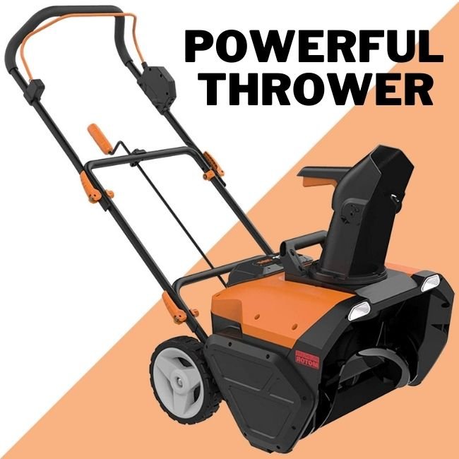 Powerful 2022 Cordless Electric Snow Thrower with Brushless Motor - Avionnti