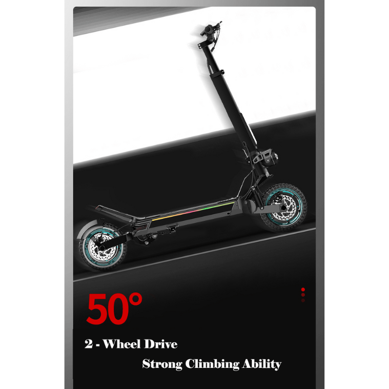 Powerful Motorized Foldable Electric Off-Road Scooter For All Terrain - Avionnti