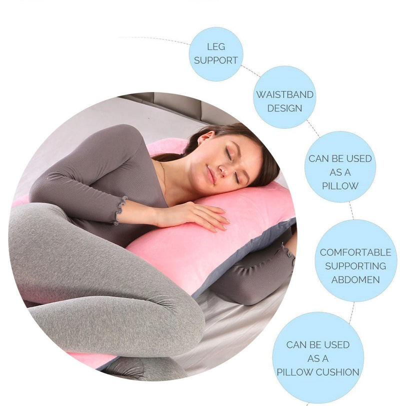 Premier Comfort Pregnancy U-Shape Full Body Nursing Cushion Pillow - Avionnti