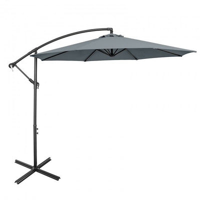 Premium 10ft Outdoor Patio Cantilever Umbrella With Tilt Adjustment - Avionnti