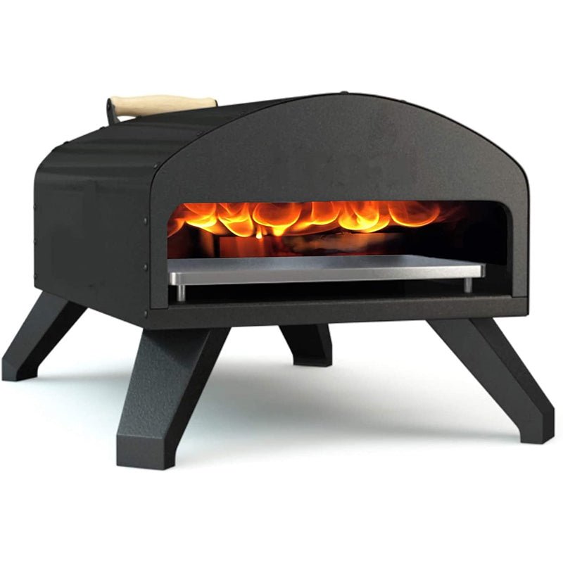 Premium 3-in-1 Charcoal Wood-Fired And Gas Portable Outdoor Pizza Oven - Avionnti