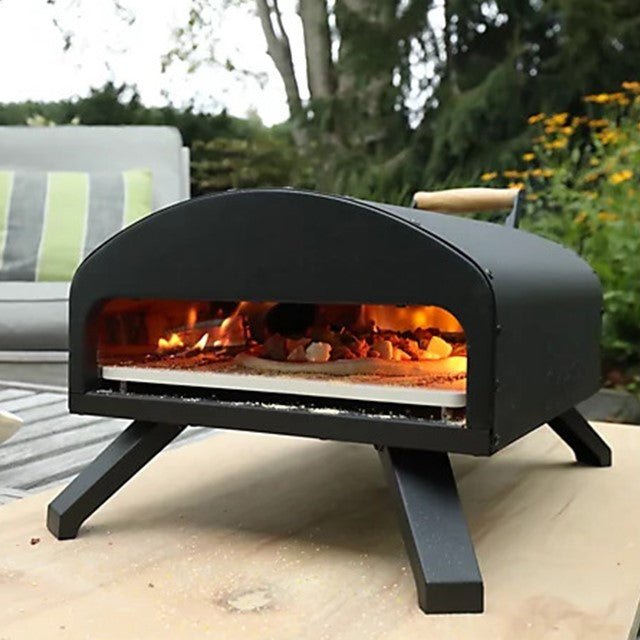 Premium 3-in-1 Charcoal Wood-Fired And Gas Portable Outdoor Pizza Oven - Avionnti