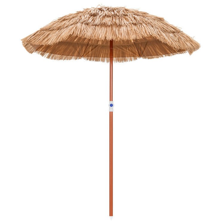 Premium 6FT Thatched Patio Umbrella With Carrying Bag - Avionnti