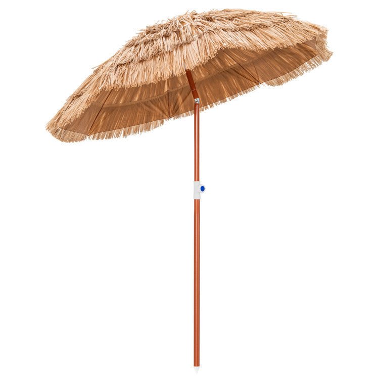 Premium 6FT Thatched Patio Umbrella With Carrying Bag - Avionnti