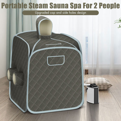 Premium 800W Portable Steam Sauna Tent SPA with 3L Steamer - Avionnti