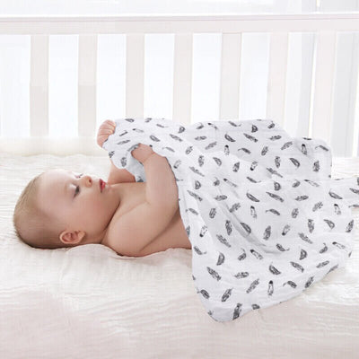 Premium Baby Muslin Swaddle Blanket Sack Nursing Cover Wrap - Avionnti