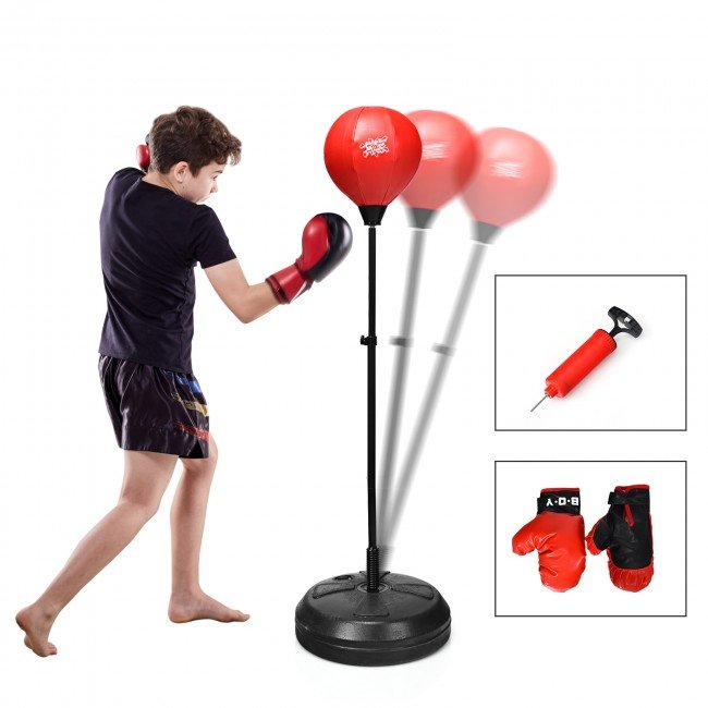 Premium Boxing Punching Bag Stand with Boxing Gloves Combo Set - Avionnti