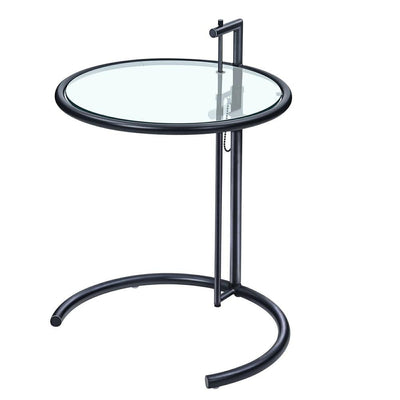 Premium Eileen-Style C Shaped Side End Table With Steel Frame - Avionnti
