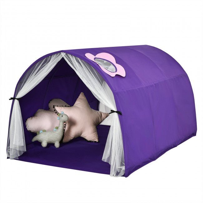 Premium Kids Portable Bed Play Tent & Tunnel W/ Double Net Curtain - Avionnti