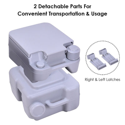 PREMIUM Leak-Proof Portable Potty Travel Camping Toilet - Avionnti