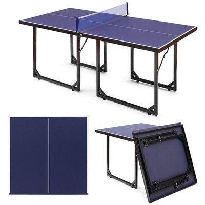 PREMIUM Portable Midsize Ping Pong Table for Indoor And Outdoor - Avionnti