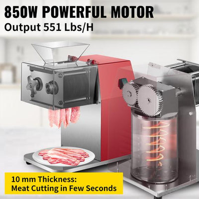 PREMIUM Quality 10mm Meat Cutting Machine with 850w Powerful Motor - Avionnti