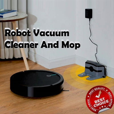 Premium Robot Vacuum Cleaner And Mop W/ Voice Control & Self-Charge - Avionnti