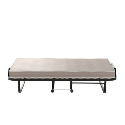 Premium Rollaway Folding Bed W/ Memory Foam Mattress Metal Bed Sleeper - Avionnti