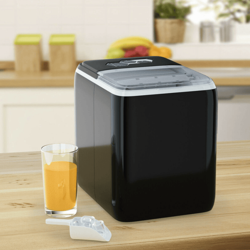Premium Self Cleaning Portable Home Countertop Clear Ice Maker Machine - Avionnti