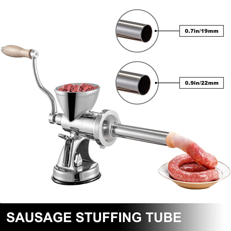 PREMIUM Stainless Steel Manual Meat Grinder with Suction Cup - Avionnti