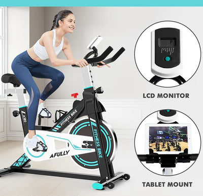 Premium Stationary Exercise Spinning Bike - Indoor Cardio Bike Machine - Avionnti