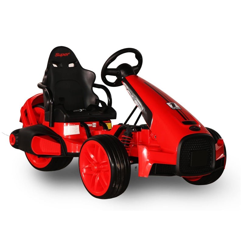 Professional 12V Kids Electric Power Go Kart With Functional Car Horn - Avionnti