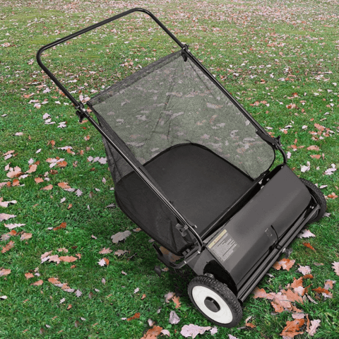 Professional Push Lawn Sweeper 26” Yard Leaf Sweeper - Avionnti