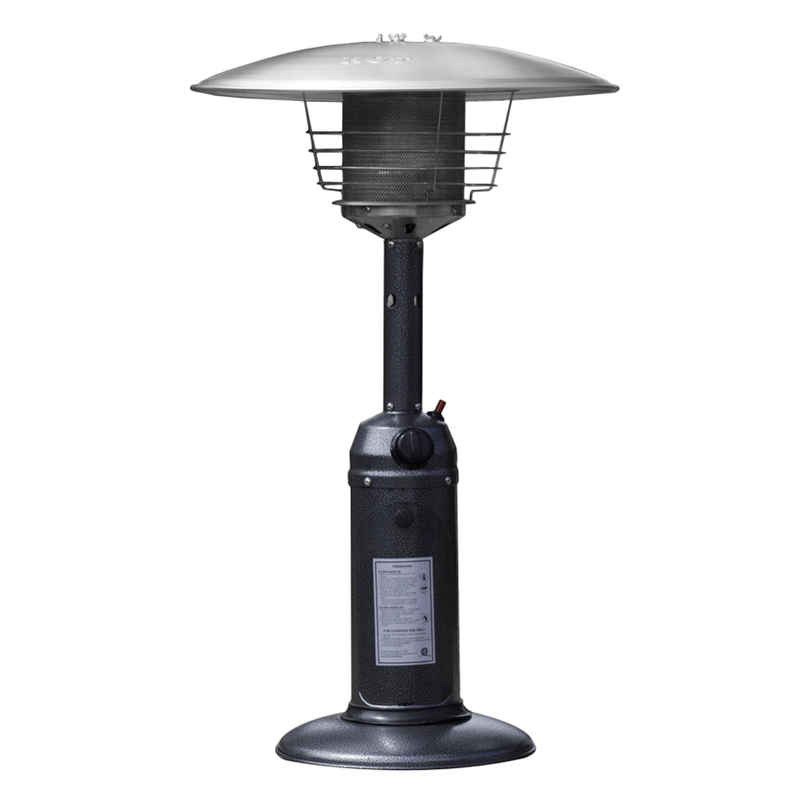Small Portable Tabletop Propane Patio Heater Lamp 11,000 BTU 3 Colors - Avionnti