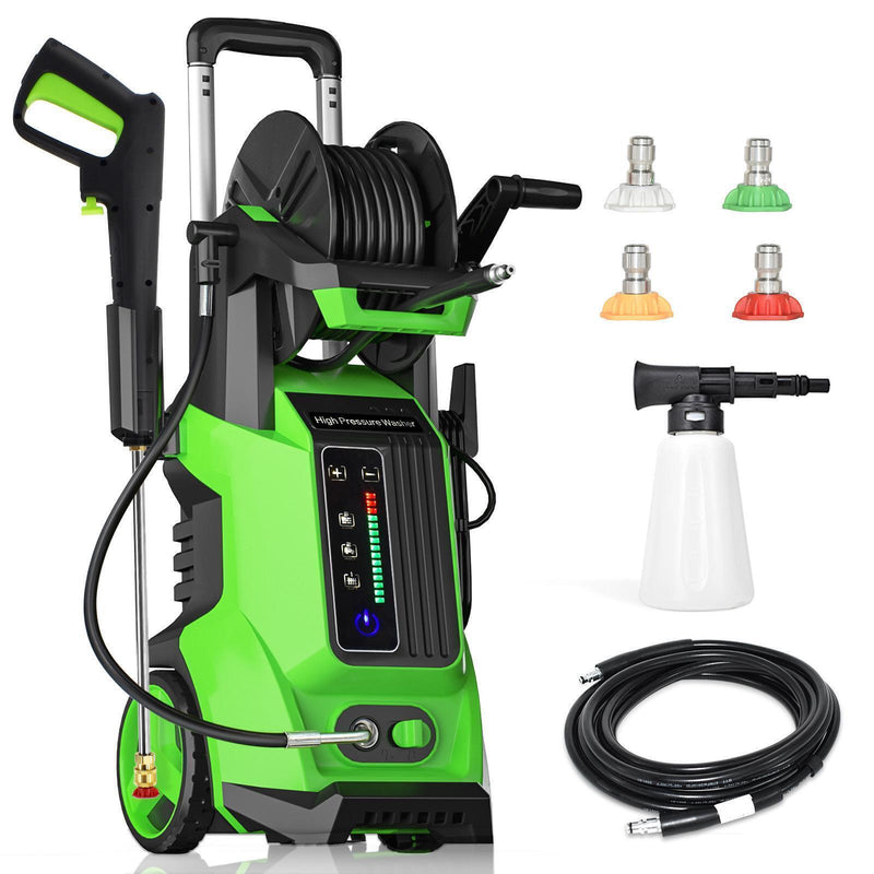Smart LED 3500PSI Electric High Power Pressure Washer With 4 Nozzles - Avionnti
