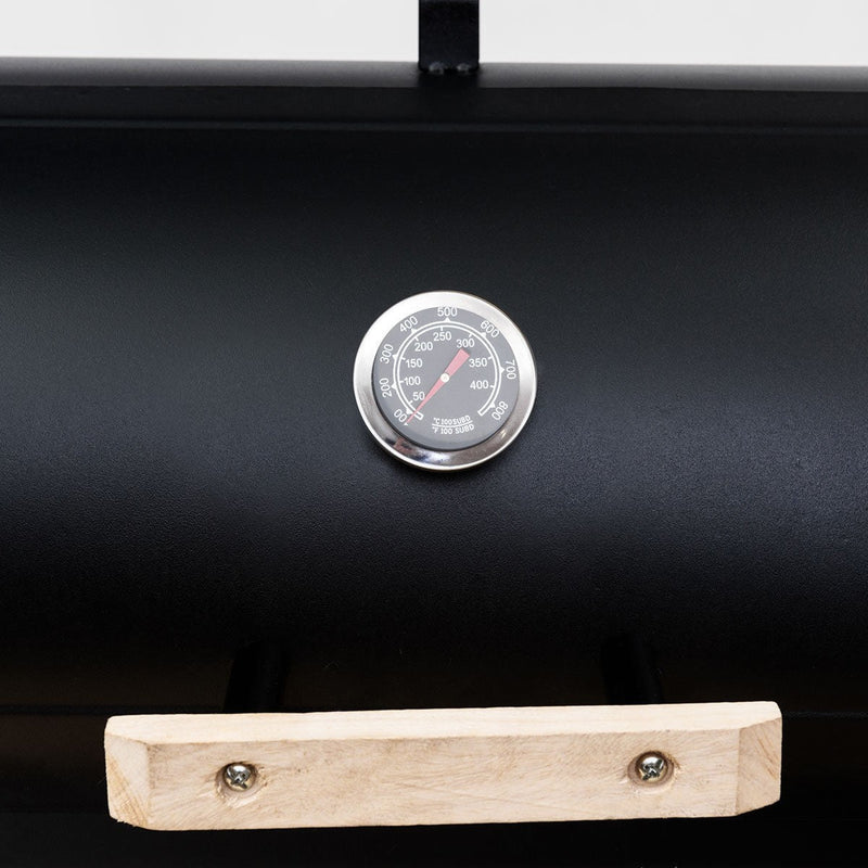 Smokin-Combo 45.5" Outdoor Offset Smoker BBQ Charcoal Grill - Avionnti