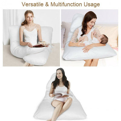 Snuggly Pregnancy U-Shape Full Body Nursing Cushion Pillow - Avionnti
