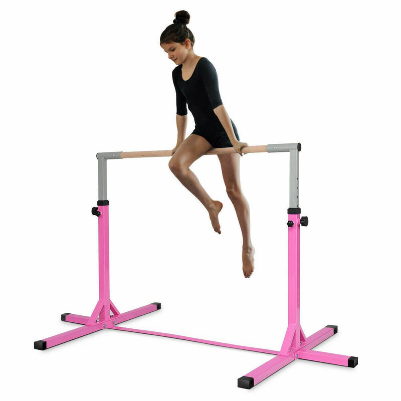 Sturdy Gymnastics Training Bar with Adjustable Height - Avionnti