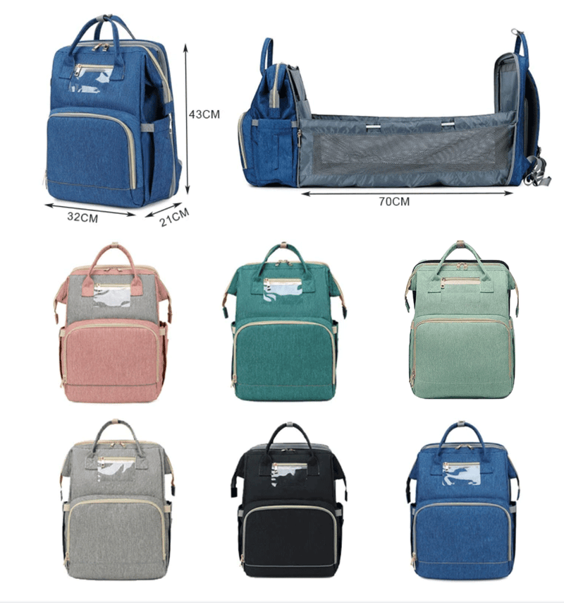 Stylish 3-In-1 Portable Multi-Functional Diaper Bag - Avionnti