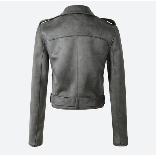 Trista Suede Leather Jacket For Women - Avionnti