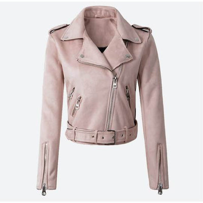 Trista Suede Leather Jacket For Women - Avionnti