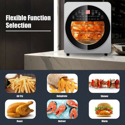 Versatile 16-in-1 Air Fryer Toaster Oven with 8 Accessories - Avionnti