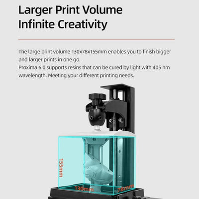 Voxelab Proxima Photon Mono Proxima LCD 3D Printer With Resin - Avionnti